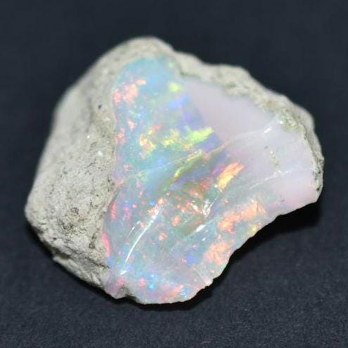 27.05ct Large Flashy Welo Opal - Ethiopian Opal - Raw Uncut Opal - Natural Opal Gemstone - Loose Gems - Rough Gemstones - Flashy Opal Gem