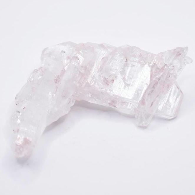 29g Natural Pink Quartz - Lithium Coated Quartz Crystal - Bolivar, Colombia - Pink Quartz Cluster - Crystallized Lemurian Quartz Specimen