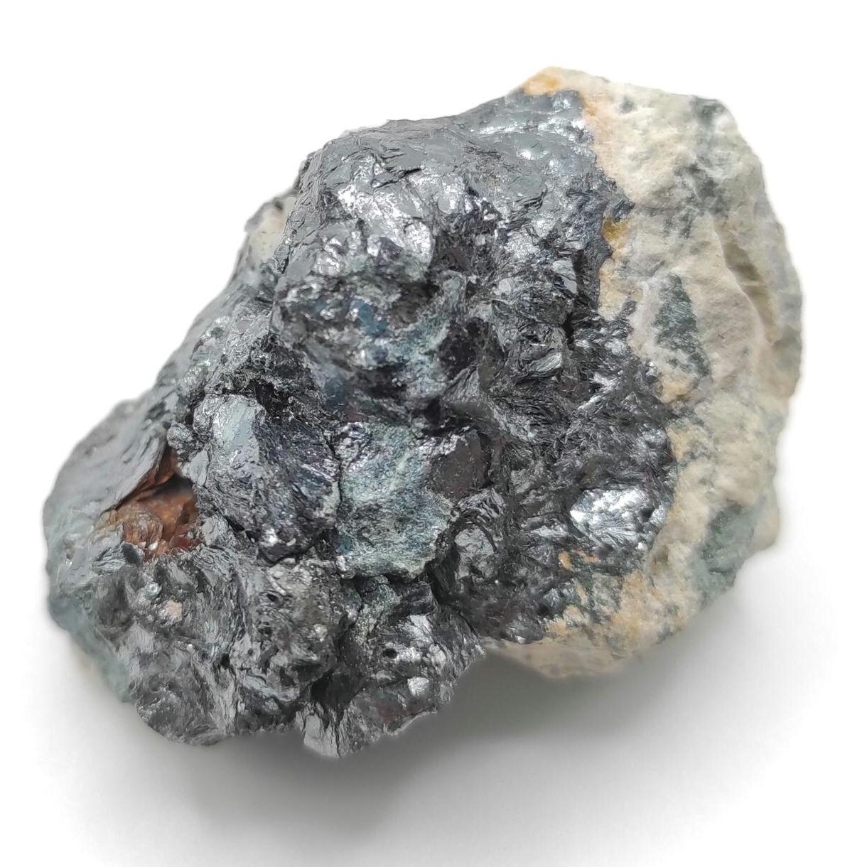 67g Bornite on Matrix - St Francis Mine, Estrie, Quebec, Canada - Old Find (1996) - Bornite on Quartz Matrix - Rare Mineral Specimens