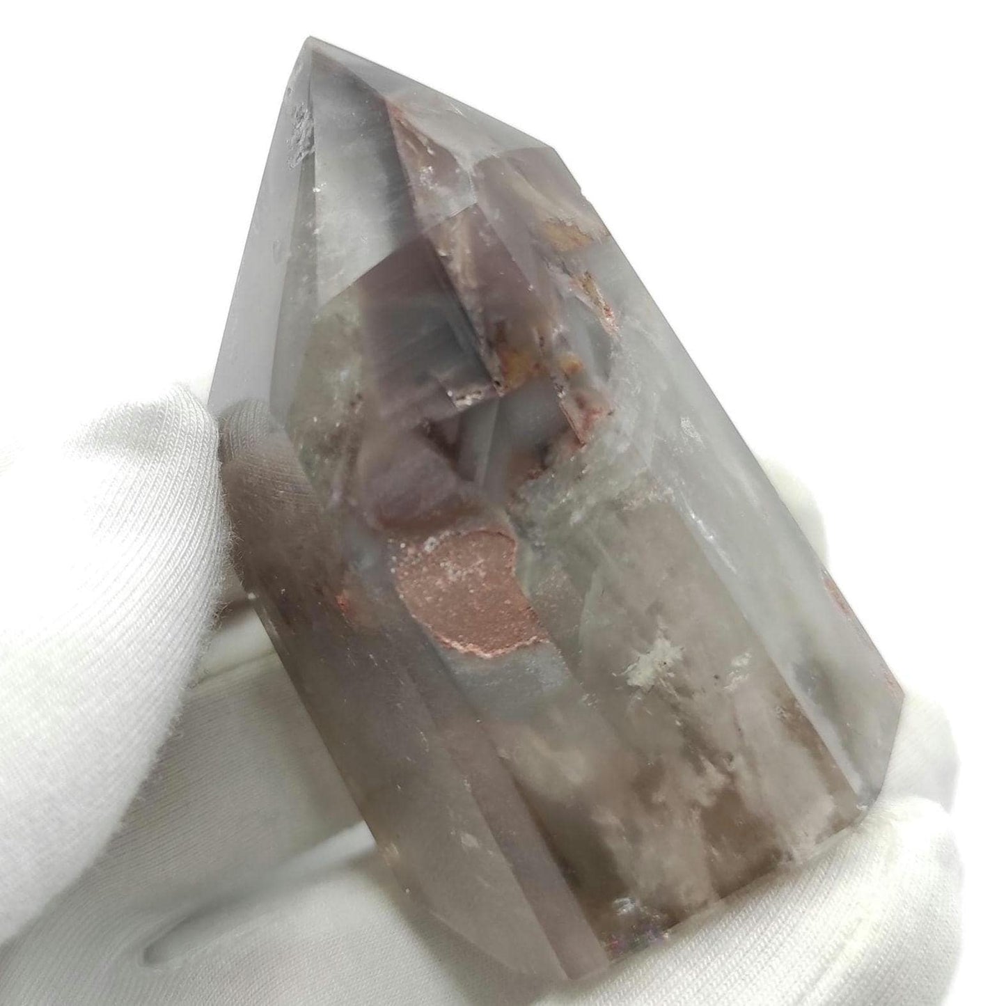 103g Lithium Quartz Point - Polished Lithium Quartz Tower - Small Lithium Quartz Crystal - Piatã, Bahia, Brazil - Natural Included Quartz