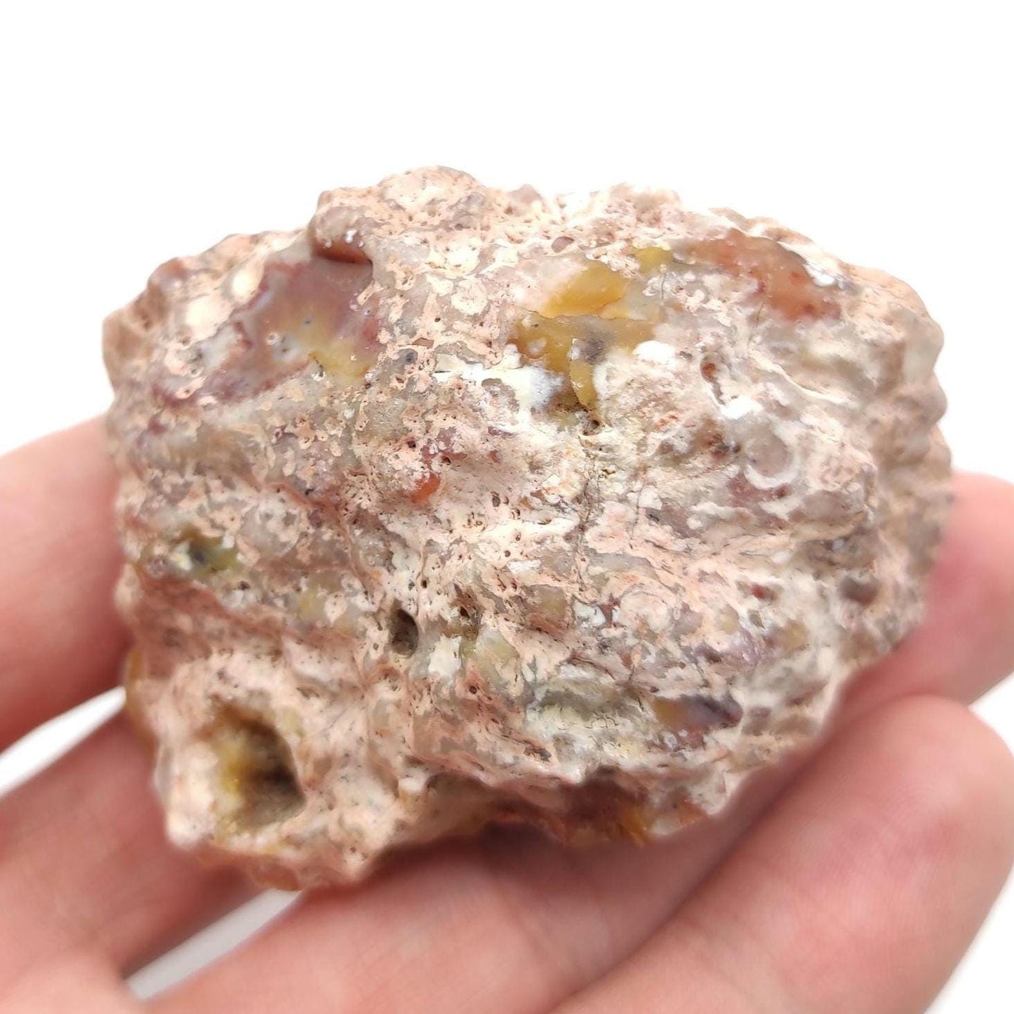 107g Patagonia Agate - Polished Agate Geode from Patagonia, Argentina - Natural Agate Specimen - Neuquén, Argentina - Hand Polished Geode