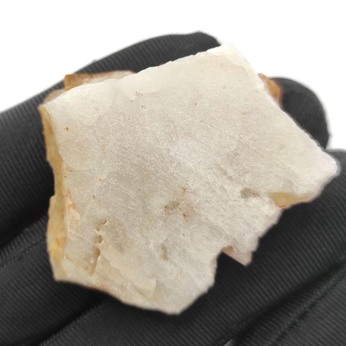 44g Tangerine Quartz Cluster - Natural Orange Tangerine Quartz Crystal Cluster - Raw Quartz Specimen from Minas Gerais, Brazil