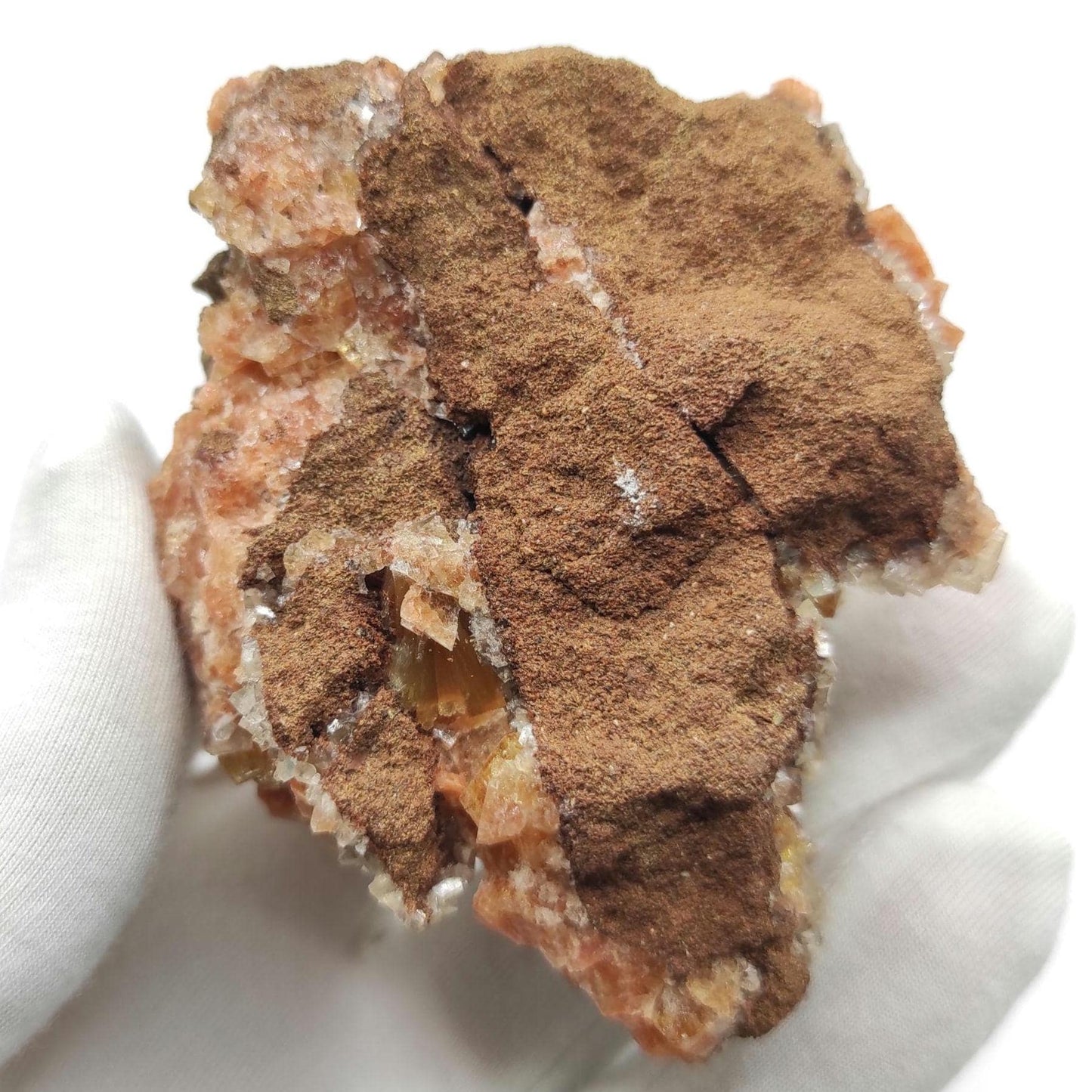 133g Chazabite with Stilbite and Heulandite - Wasson's Bluff, Nova Scotia - Zeolites from Canada - Natural Combination Mineral Specimen