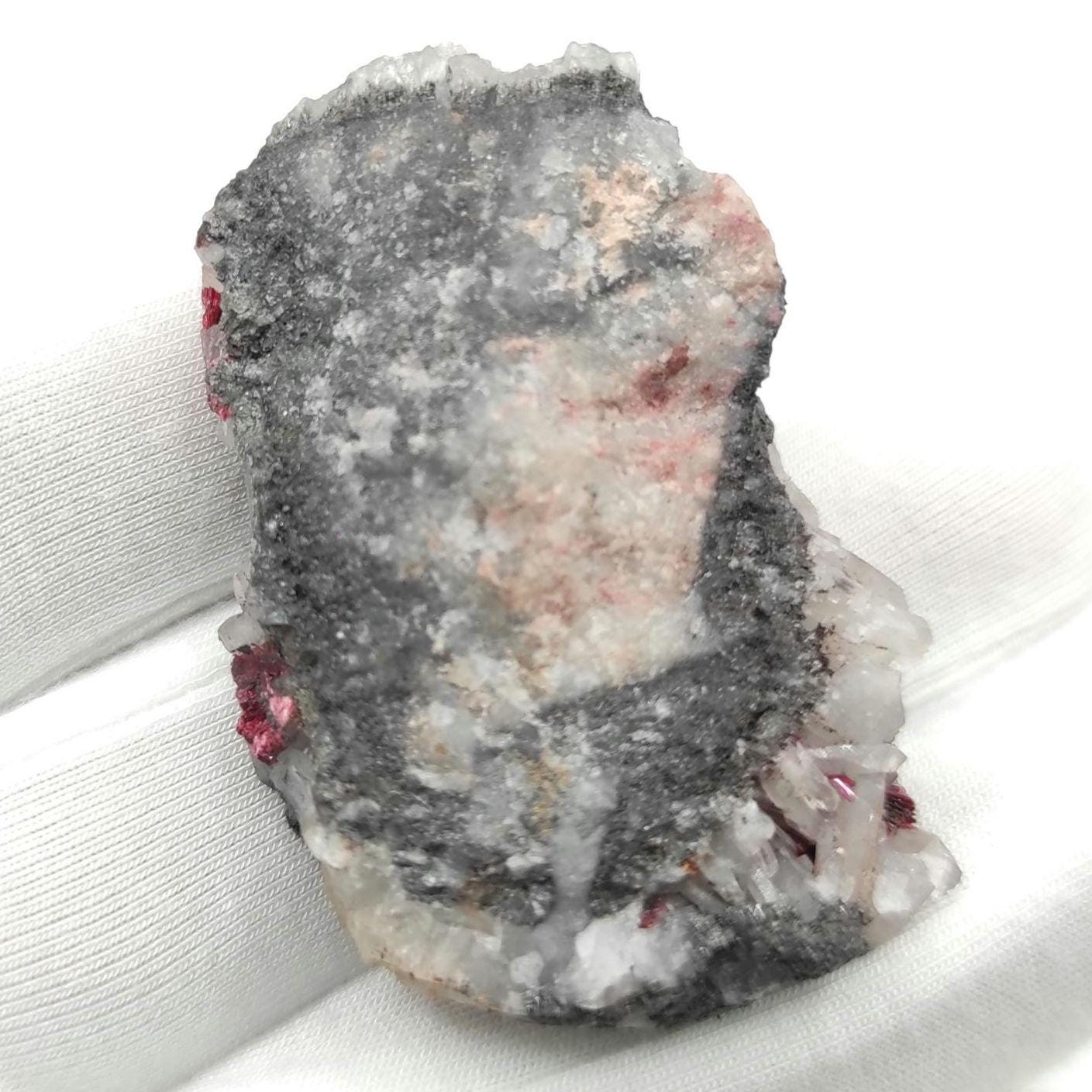 29g Erythrite Mineral Specimen - Bou Azzer, Morocco - Rare Erythrite Crystal Specimen - Cobalt Bloom Crystal - Red Cobalt Crystal