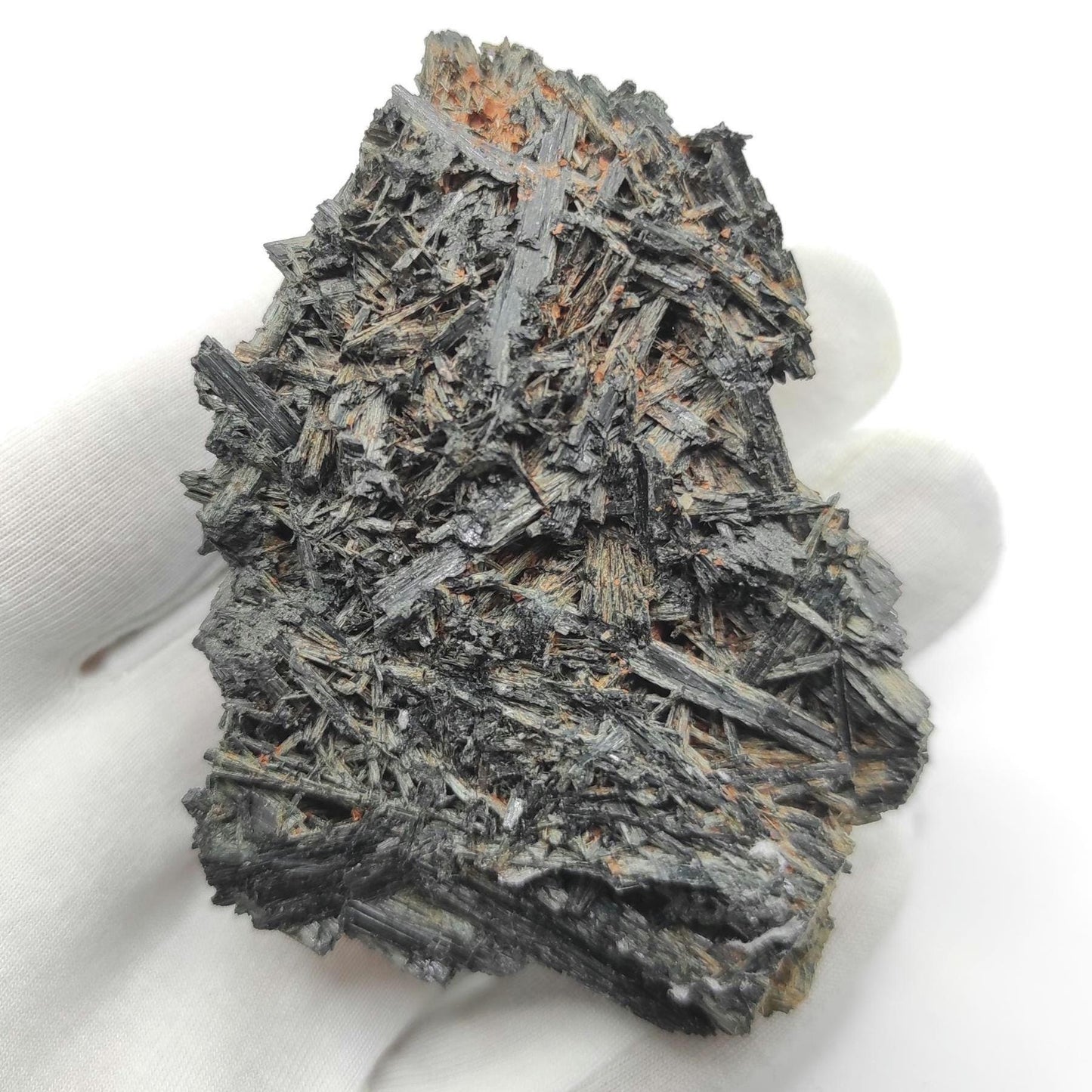 88g Black Tourmaline from Morocco - Raw Black Tourmaline Crystal - Black Tourmaline Mineral Specimen from Imilchil, Morocco