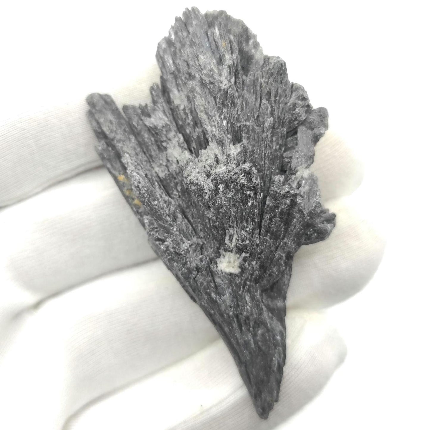 29g Raw Black Kyanite - Virgem da Capa, Minas Gerais, Brazil - Natural Black Kyanite Crystal Cluster - Natural Brazil Minerals