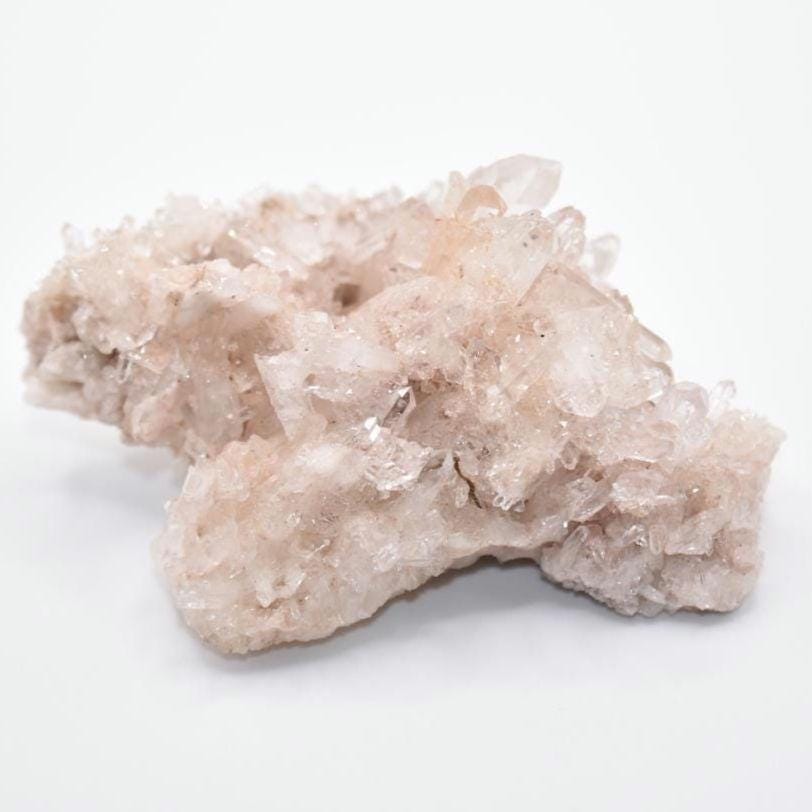 176g Natural Pink Quartz - Lithium Coated Quartz Crystal - Bolivar, Colombia - Pink Quartz Cluster - Crystallized Lemurian Quartz Specimen