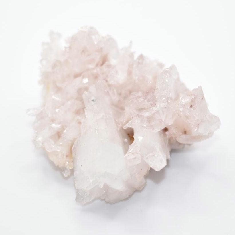 137g Natural Pink Quartz - Lithium Coated Quartz Crystal - Bolivar, Colombia - Pink Quartz Cluster - Crystallized Lemurian Quartz Specimen