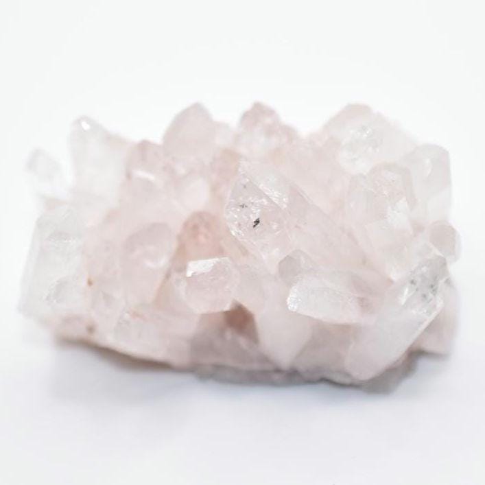 55g Natural Pink Quartz - Lithium Coated Quartz Crystal - Bolivar, Colombia - Pink Quartz Cluster - Crystallized Lemurian Quartz Specimen