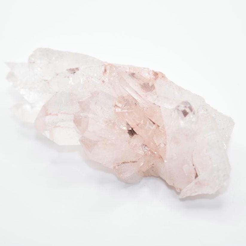 122g Natural Pink Quartz - Lithium Coated Quartz Crystal - Bolivar, Colombia - Pink Quartz Cluster - Crystallized Lemurian Quartz Specimen