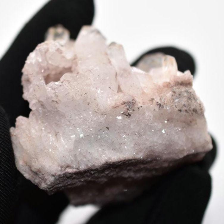 116g Natural Pink Quartz - Lithium Coated Quartz Crystal - Bolivar, Colombia - Pink Quartz Cluster - Crystallized Lemurian Quartz Specimen