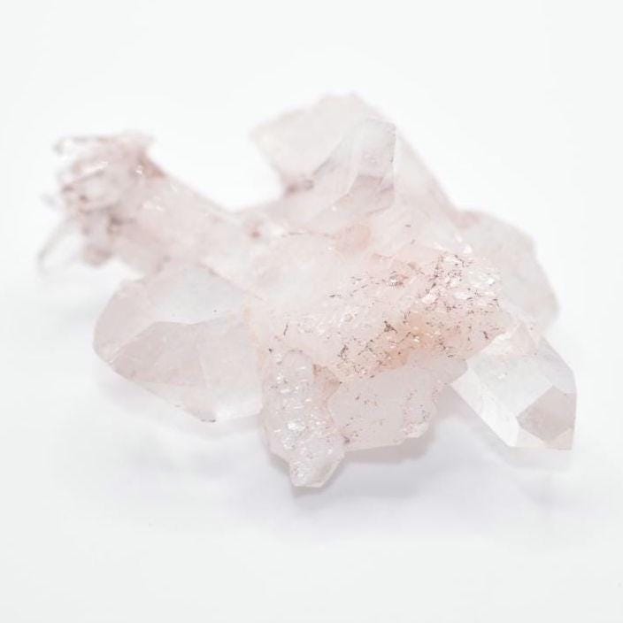 73g Natural Pink Quartz - Lithium Coated Quartz Crystal - Bolivar, Colombia - Pink Quartz Cluster - Crystallized Lemurian Quartz Specimen