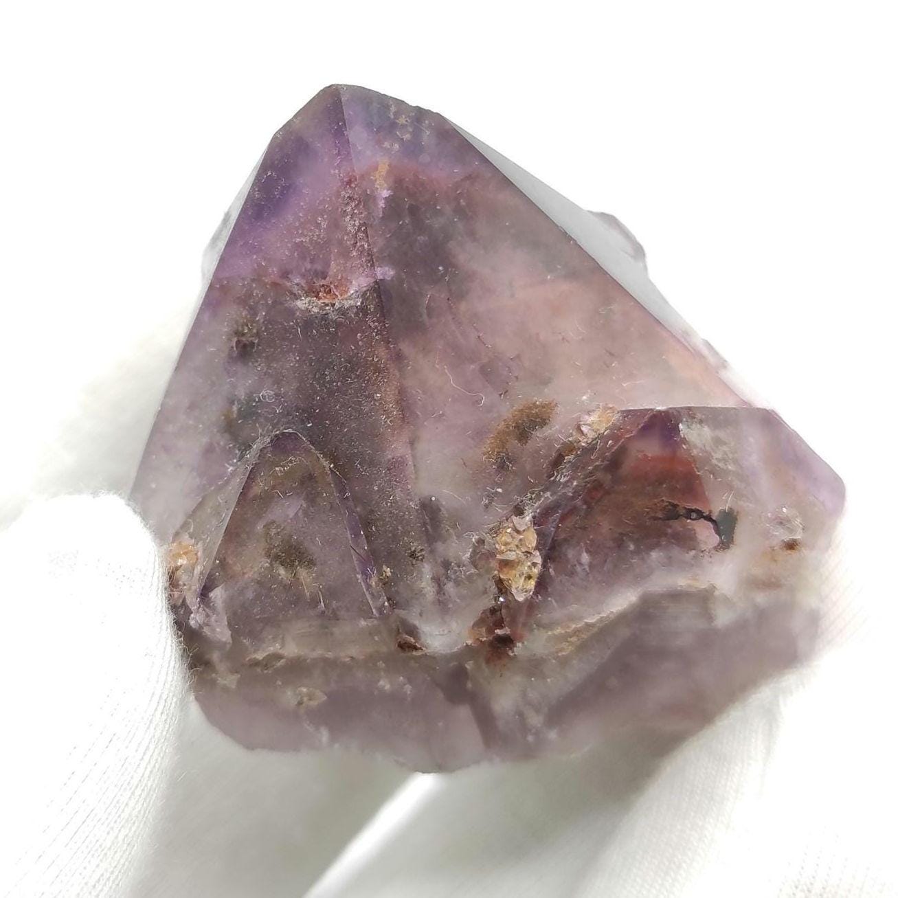 53g Thunder Bay Amethyst - Hematite Coated Amethyst - Canadian Amethyst Crystal - Amethyst Thunder Bay - Red Amethyst - Mineral Specimen
