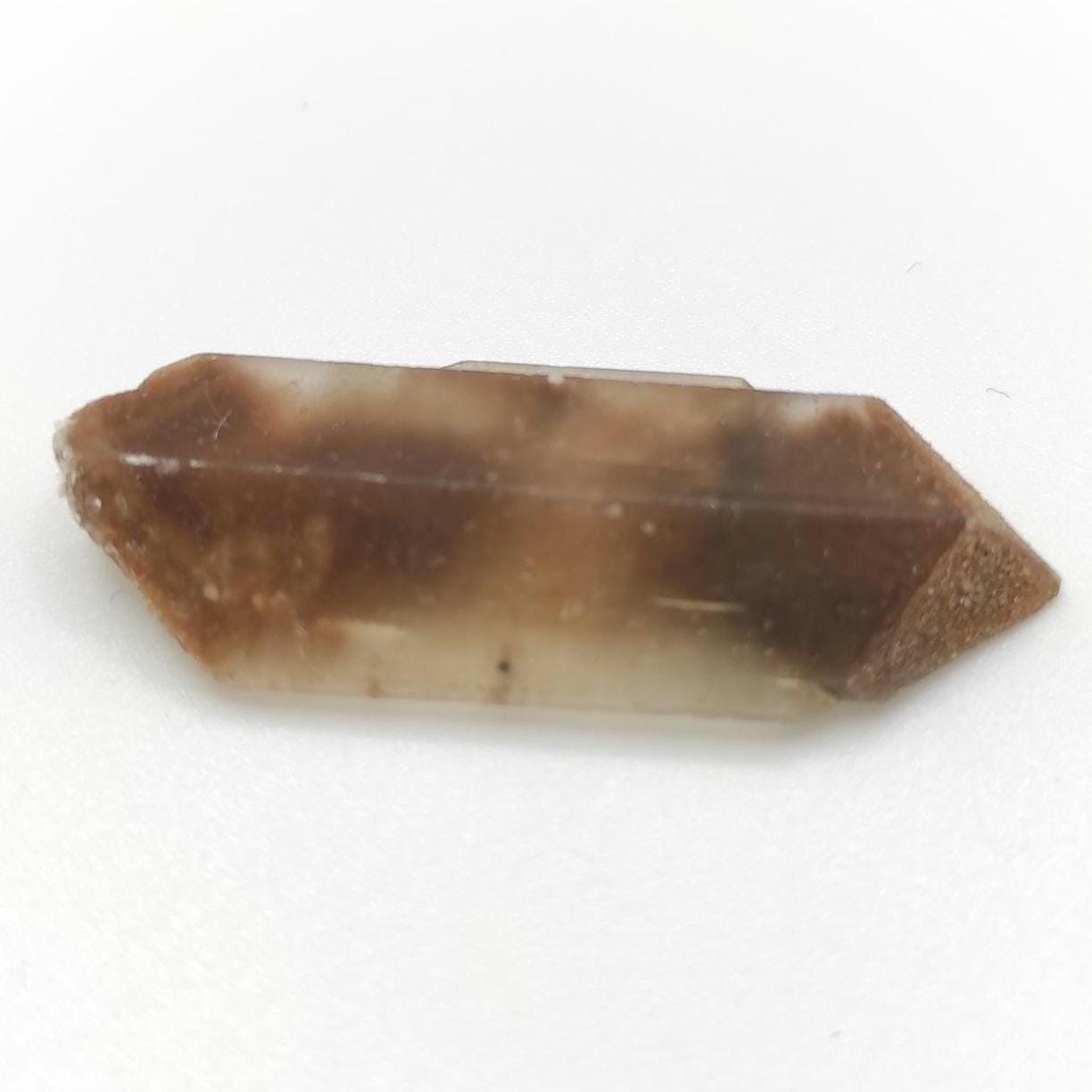 3.02g Oklahoma Hourglass Selenite Point - Natural Hourglass Selenite Crystal - Gypsum var Selenite - Naturally Shaped Selenite Point