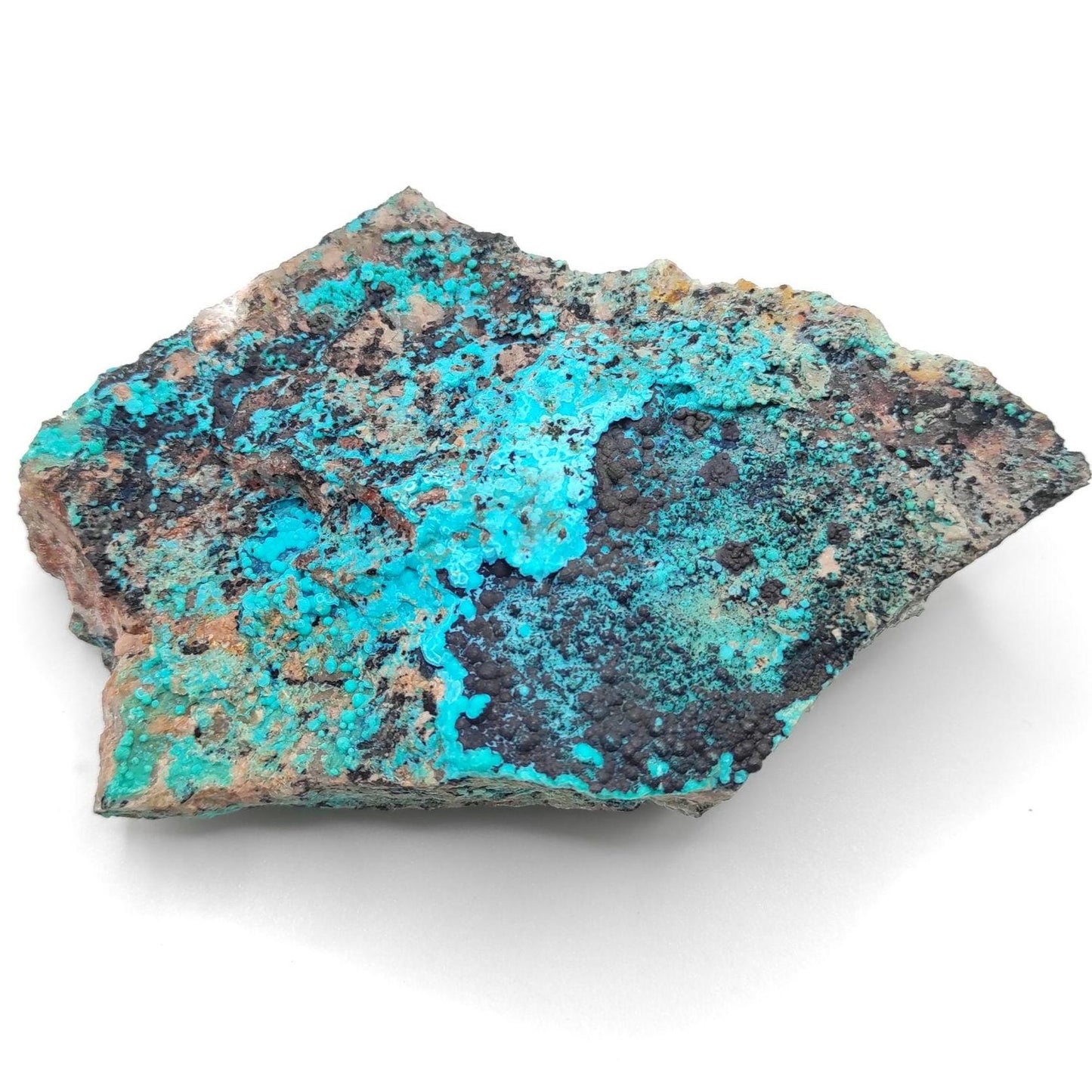 381g Chrysocolla on Matrix - Tyrone, New Mexico - Rough Chrysocolla from United States - Natural Chrysocolla Mineral Specimen - Raw Crystals