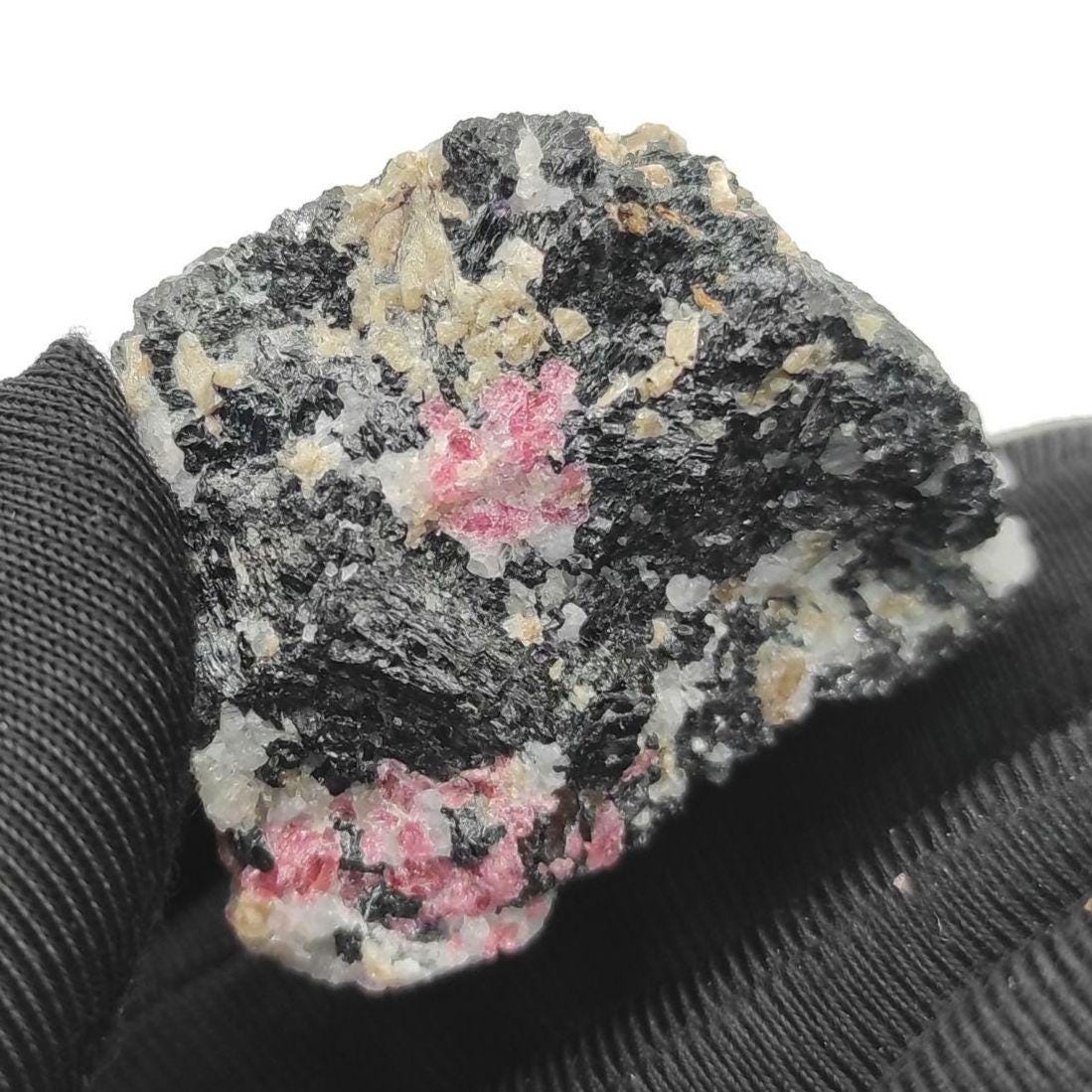 37g Eudialyte Mineral Specimen - Eudialyte Crystal - Pink Eudialyte from Kipawa Region, Quebec - Rough Eudialyte Mineral - Canadian Mineral