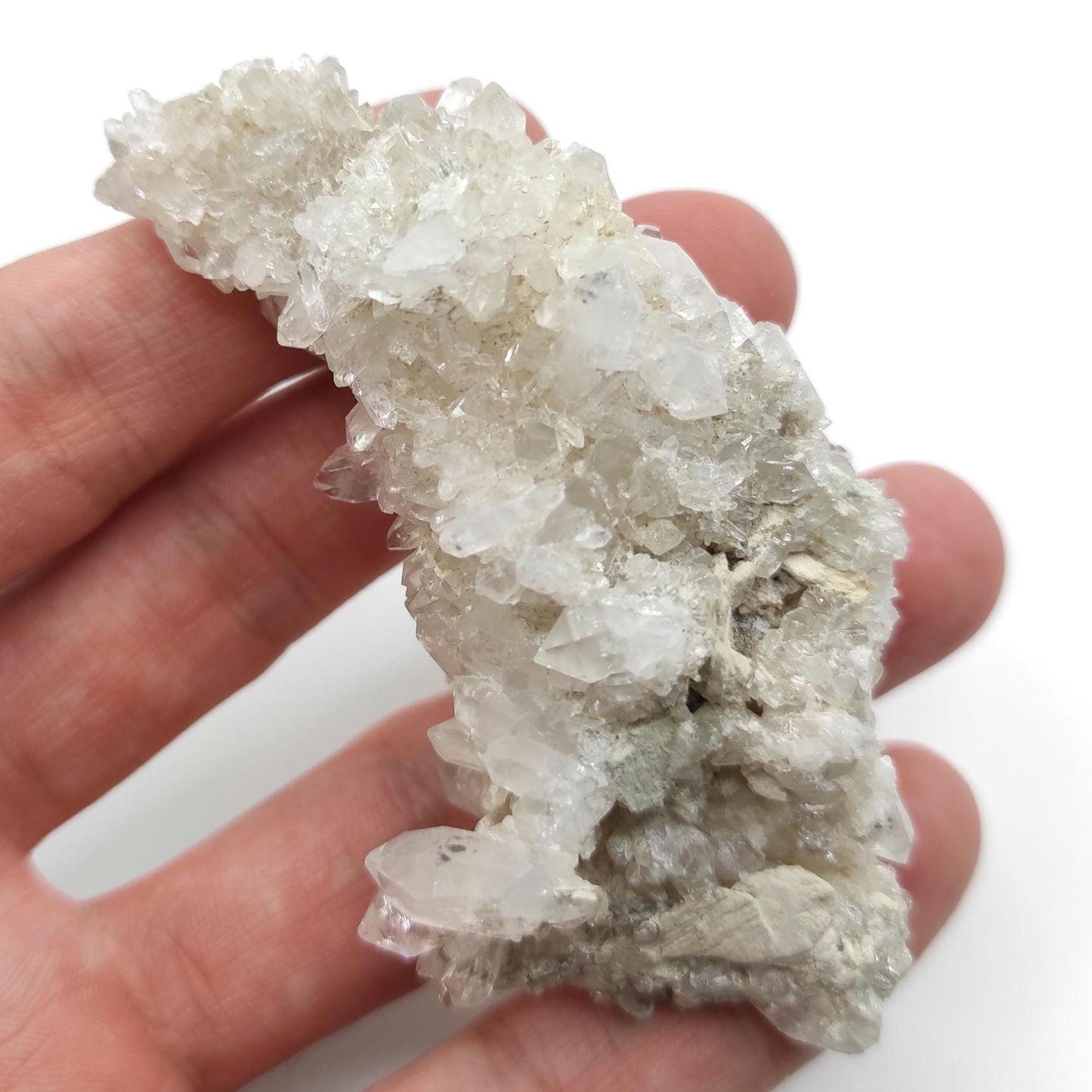 57g Clear Quartz Cluster - Natural Quartz Crystal - Balochistan, Pakistan - Raw Quartz Specimen - Natural Quartz Point