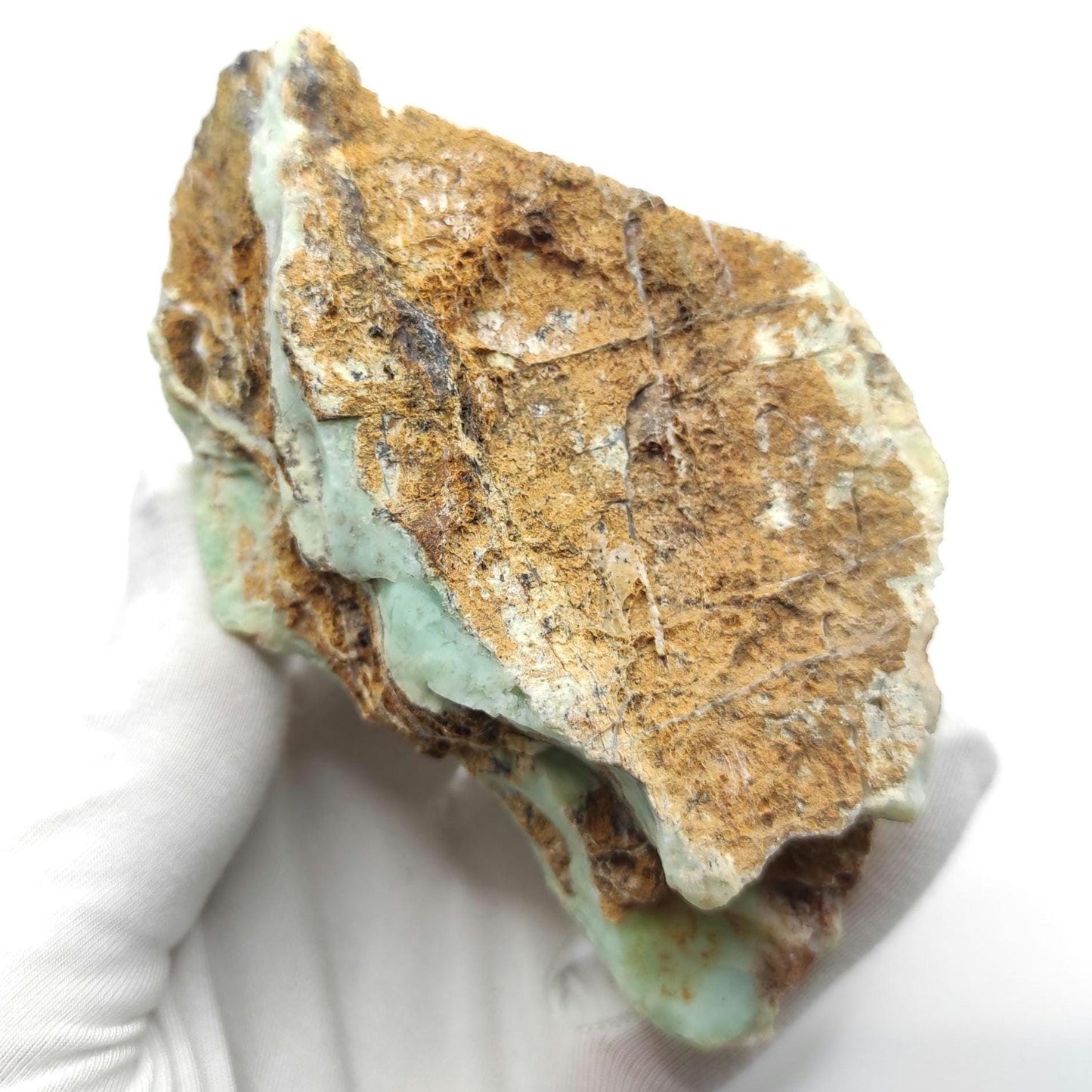 227g Chrysoprase in Matrix - Niquelândia, Goiás, Brazil - Natural Green Chrysoprase Stone - Raw Stones for Lapidary - Chrysoprase Mineral