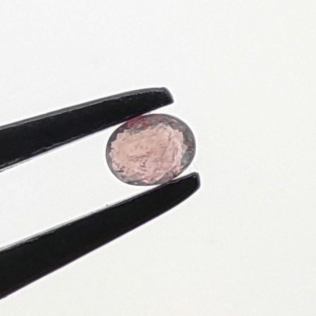 0.18ct Pezzottaite Gemstone - Rare Gemstone - Oval Faceted Tiny Pezzottaite - Natural Unheated Untreated Gems from Madagascar