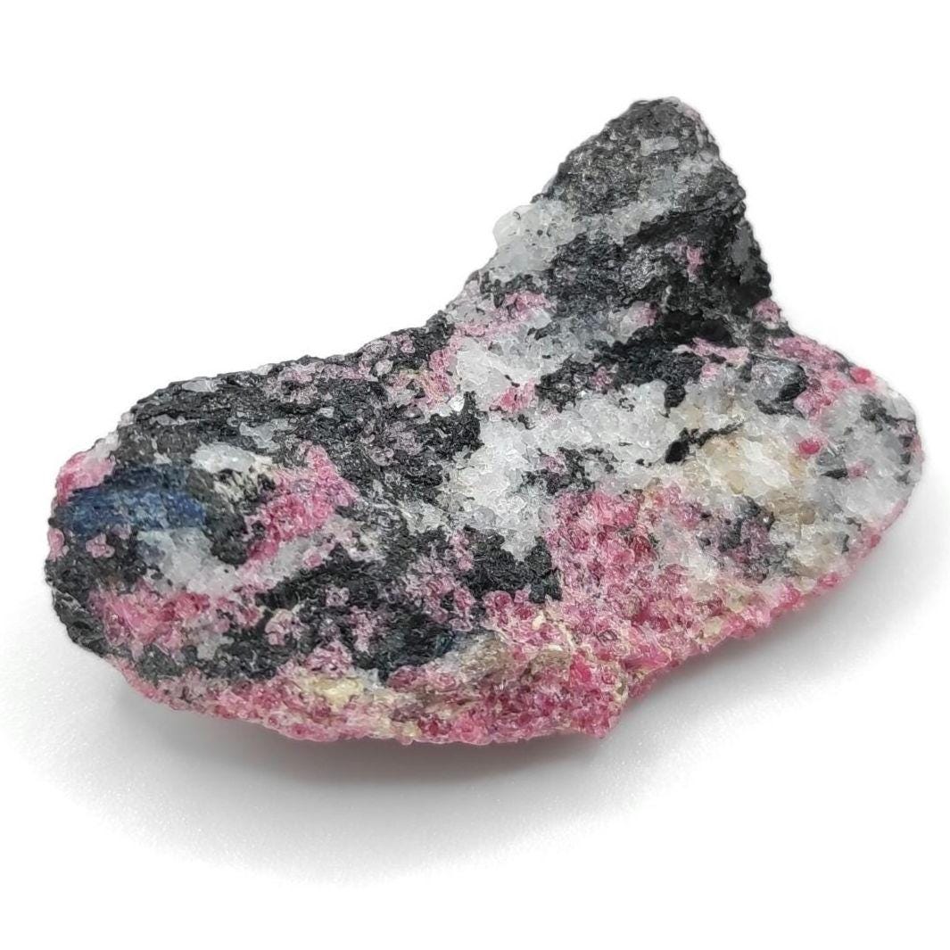 15g Eudialyte Mineral Specimen - Eudialyte Crystal - Pink Eudialyte from Kipawa Region, Quebec - Rough Eudialyte Mineral - Canadian Mineral
