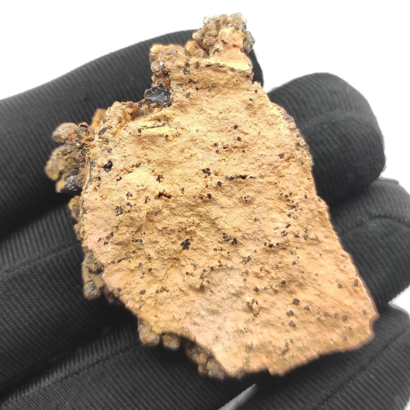 61g Vanadinite var. Endlichite - Rare Variety Find (April 2023) - Vanadinite Mineral Specimen from Mibladen, Morocco - Coud'a Workings