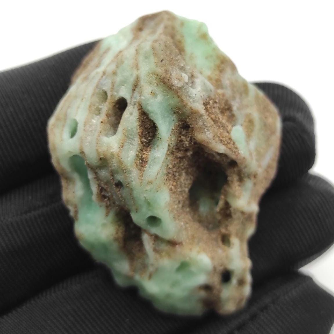 33g Blue Aragonite Mineral Specimen - Blue Aragonite Crystal - Natural Crystal Specimens - Raw Aragonite Crystal from Afghanistan