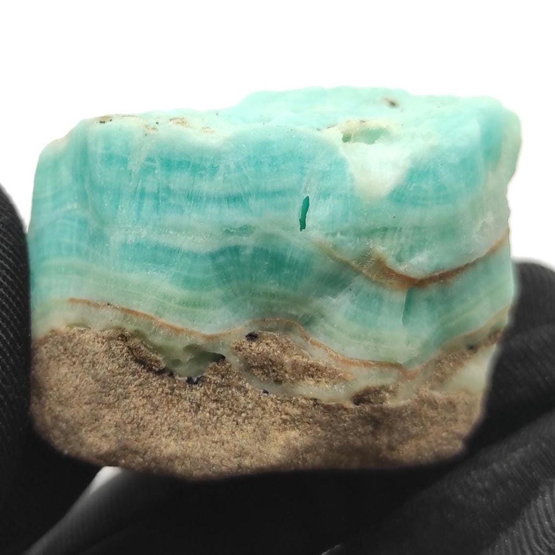 70g Blue Aragonite Mineral Specimen - Blue Aragonite Crystal - Natural Crystal Specimens - Raw Aragonite Crystal from Afghanistan