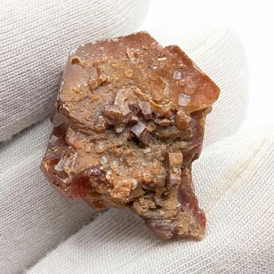 12g Skeletal Vanadinite on Matrix - Mibladen, Morocco - Vanadinite Crystals - Natural Red Vanadinite - Mineral Specimen - Rough Vanadinite