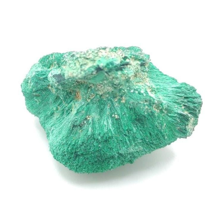 7g Malachite Specimen from Kerrouchen, Morocco - Green Malachite Crystal in Matrix - Natural Malachite Minerals Specimen - Malachite Gem
