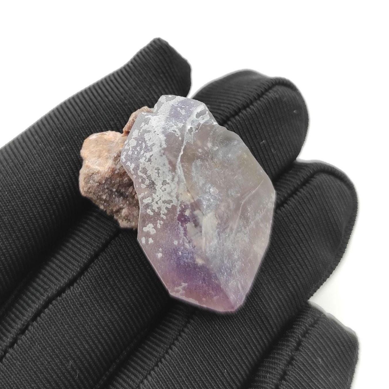 12g Double Terminated Amethyst from Kazakhstan - DT Purple Amethyst Crystal - Lake Balkhash, Kazakhstan - Natural Mineral Specimen
