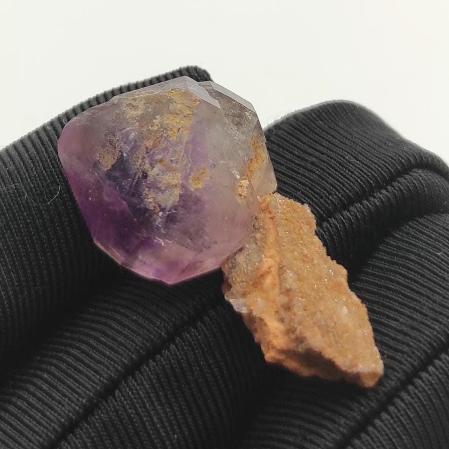 5g Double Terminated Amethyst from Kazakhstan - DT Purple Amethyst Crystal - Lake Balkhash, Kazakhstan - Natural Mineral Specimen