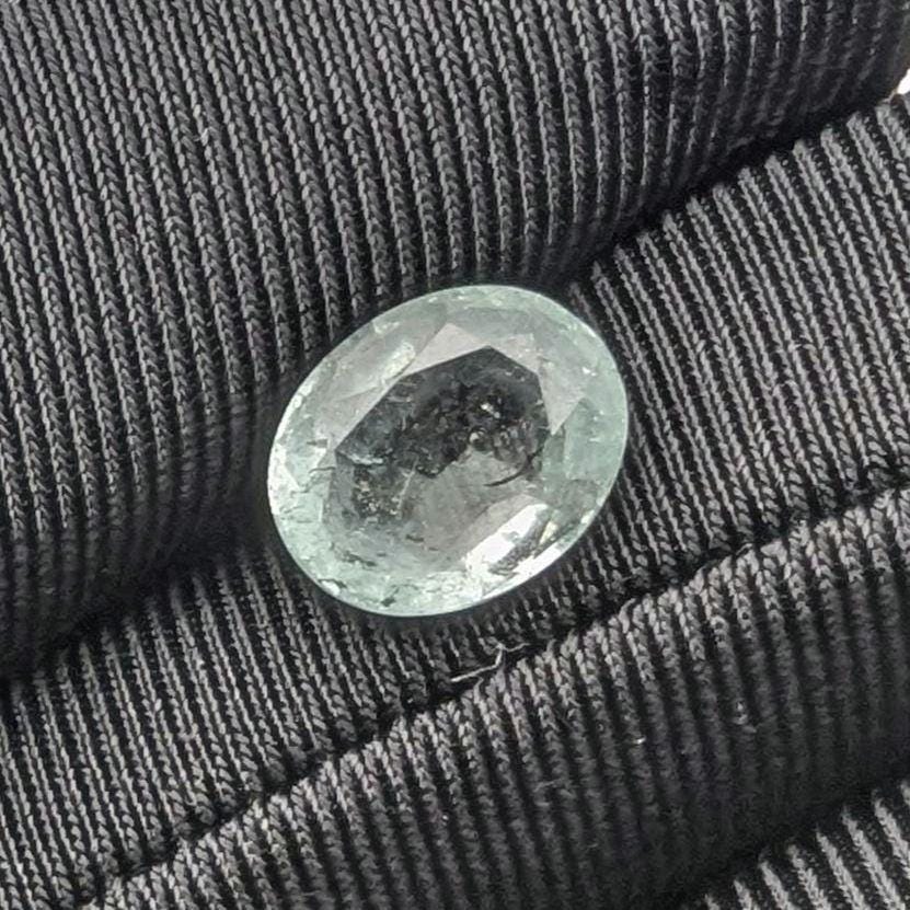 2.93ct Light Blue Aquamarine Faceted Gemstone - Oval Cut Aquamarine - Pale Blue Aquamarine - Loose Faceted Aquamarine from Nigeria