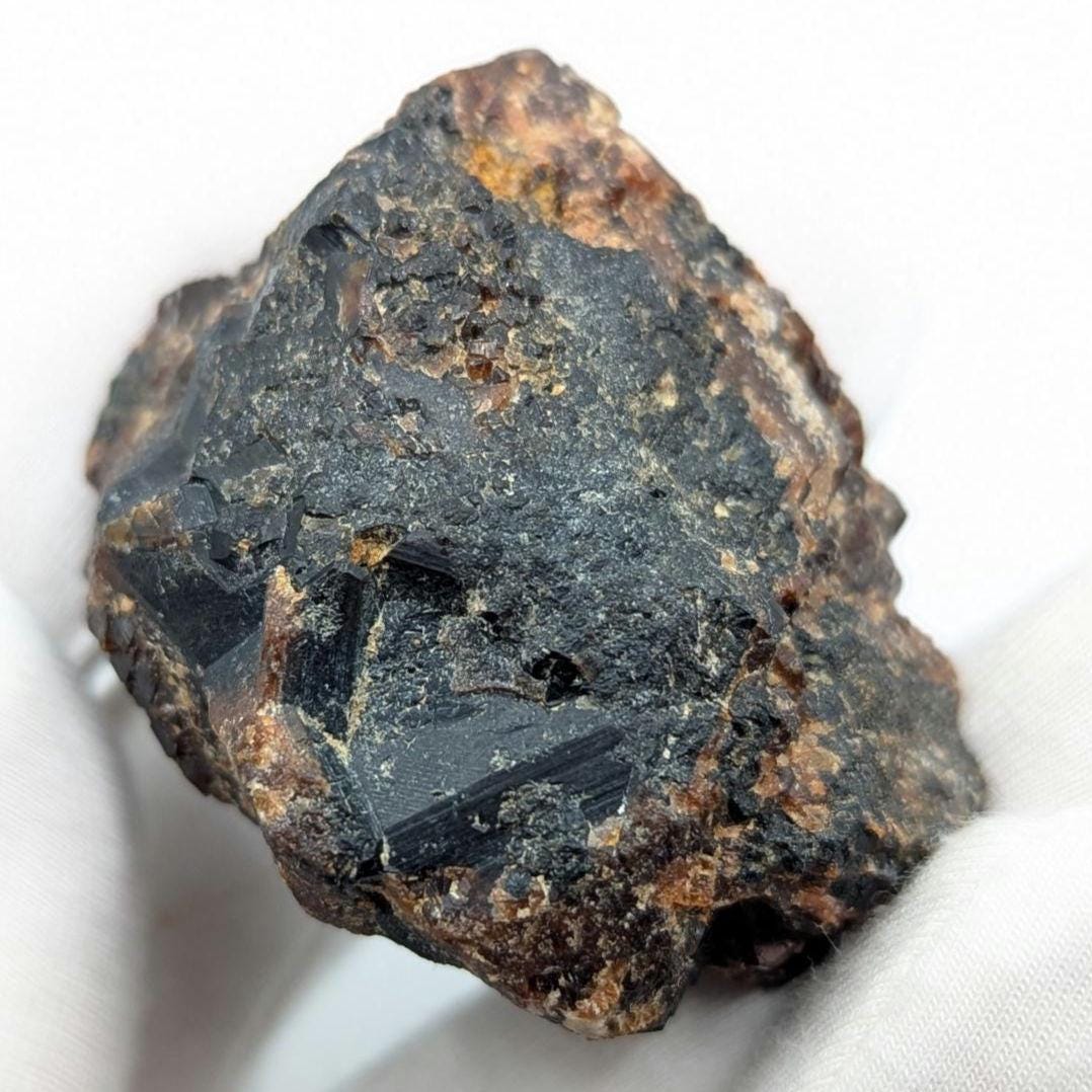 105g Mali Garnet Mineral Specimen - Garnet Crystal Cluster - Grandite (Grossular and Andradite Garnet) Specimen - Raw Garnet from Mali