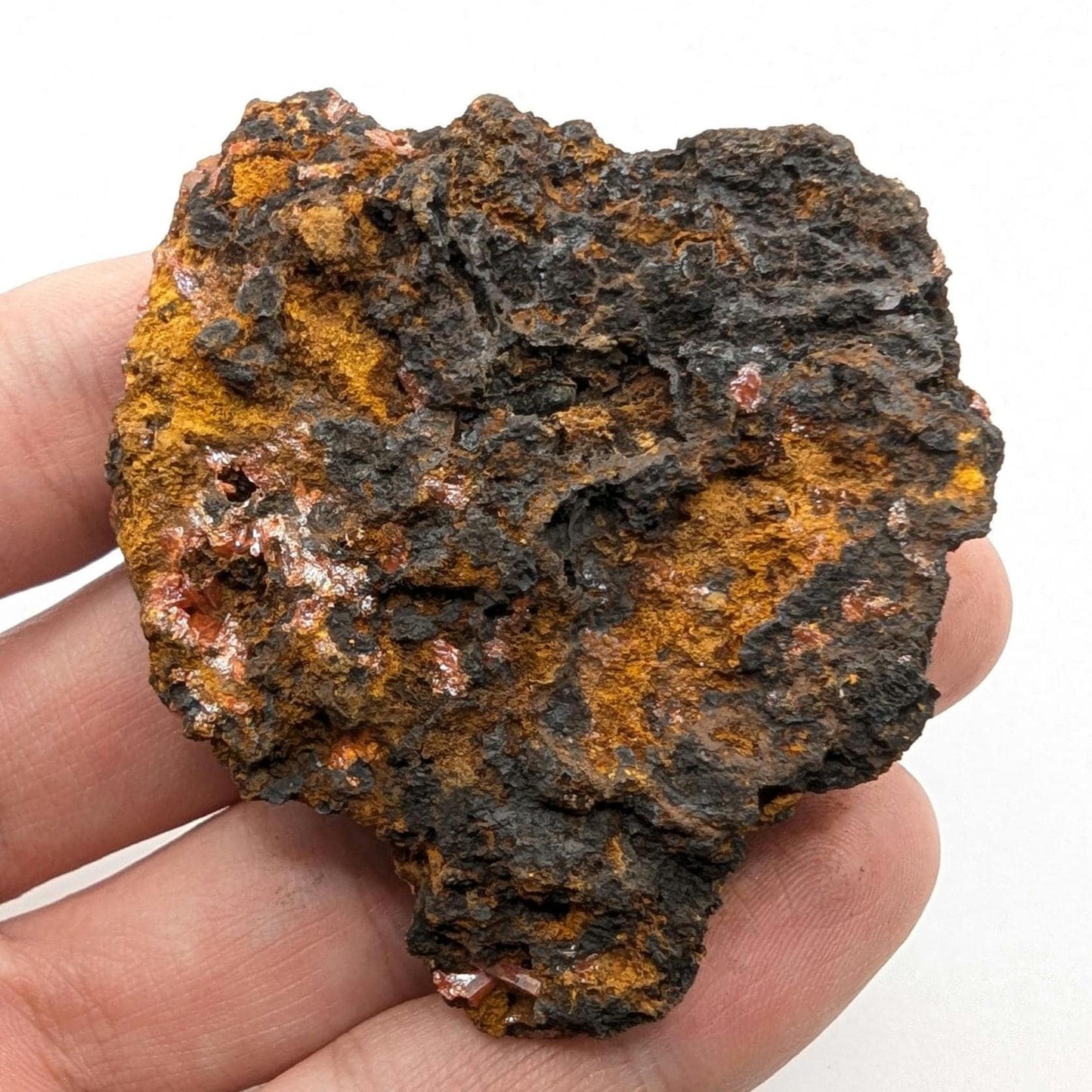 88g Crocoite Specimen from Australia - Orange Crocoite Mineral Specimen - Raw Crocoite Crystal - Rare Minerals - Tasmania, Australia