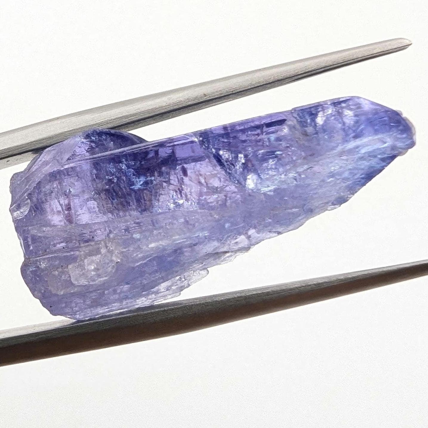 20.77ct Tanzanite Gemstone - Tanzanite Crystal Specimen from Merelani Hills, Tanzania - Heated Tanzanite Stone - Natural Rough Tanzanite