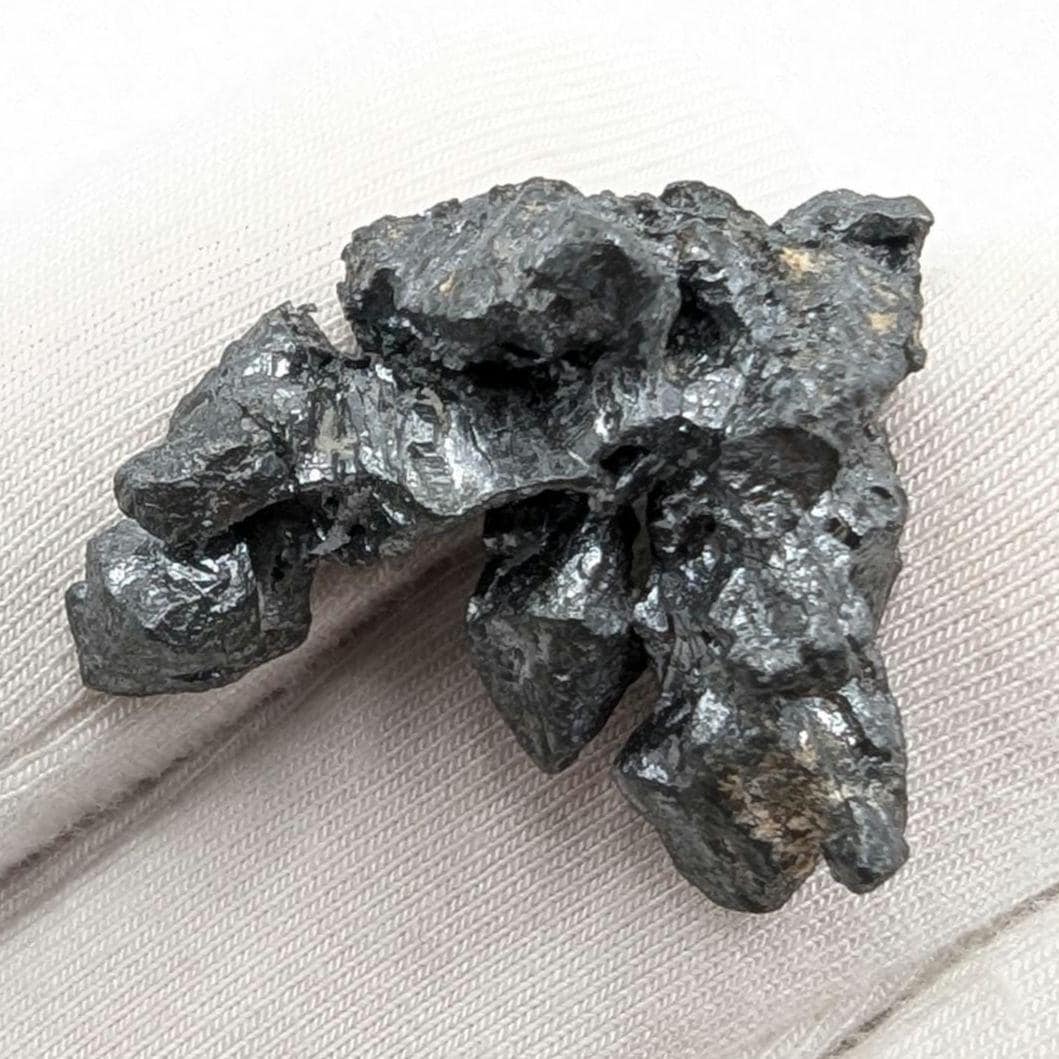 10g Rare Acanthite Silver Ore Crystals - Bou Azzer, Morocco - Raw Silver Sulfide Minerals - Silver Minerals Specimen - Rough Silver Crystals