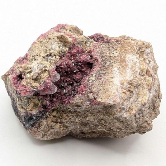 112g Roselite on Matrix from Bou Azzer, Morocco - Rare Pink Roselite Mineral - Rare Mineral Specimen - Natural Crystals - Rough Gemstones
