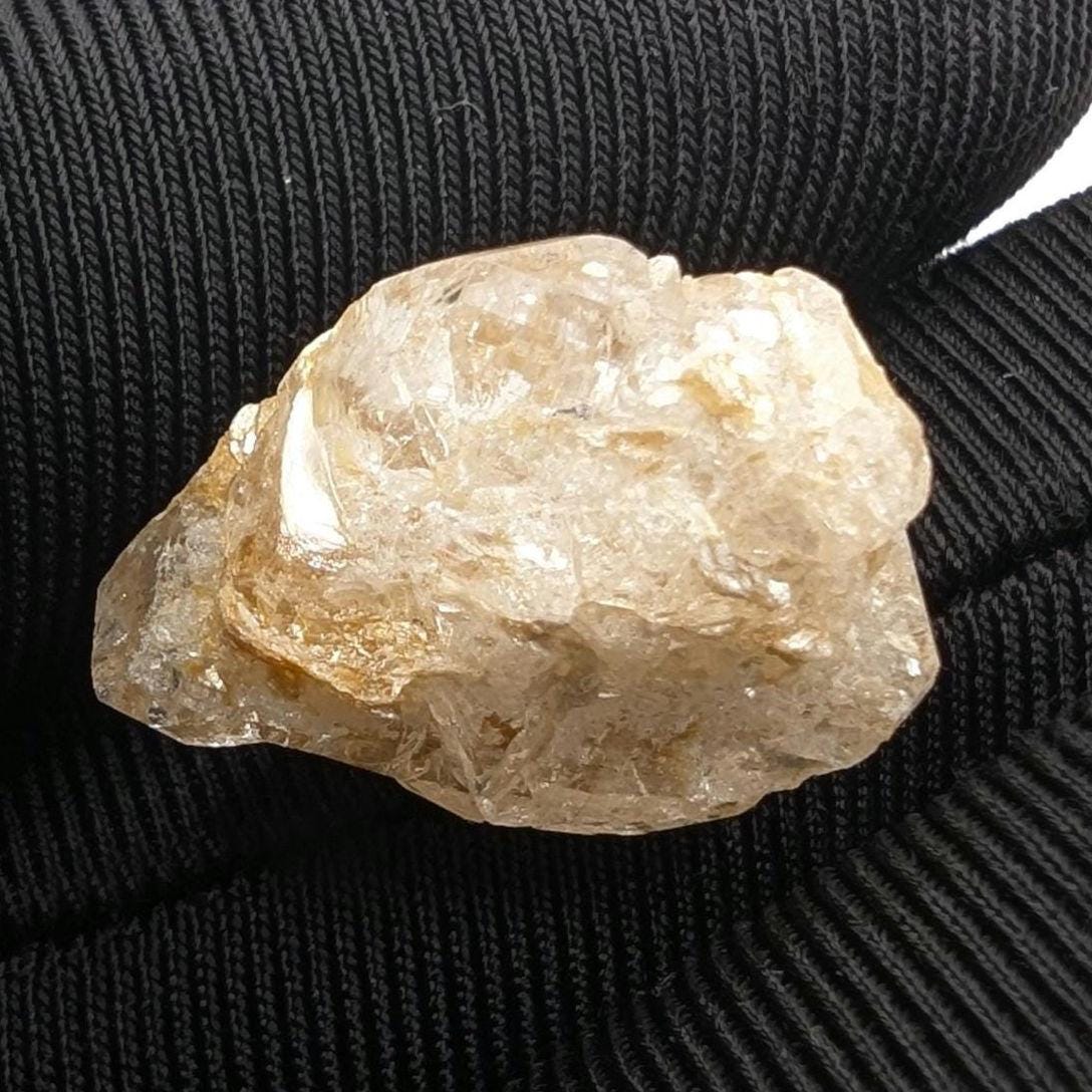18 ct Goshenite Crystal Specimen from Pantaw, Mogok, Myanmar - Natural Goshenite Beryl Mineral - Colorless Beryl Specimen - Burmese Minerals
