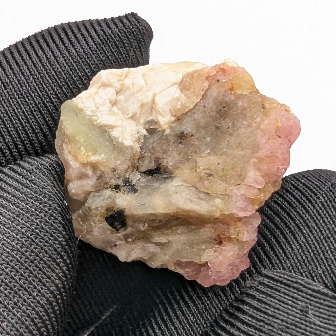 37 ct Pink Tourmaline in Matrix from Mogok, Myanmar - Natural Tourmaline Mineral Specimen - Burmese Minerals