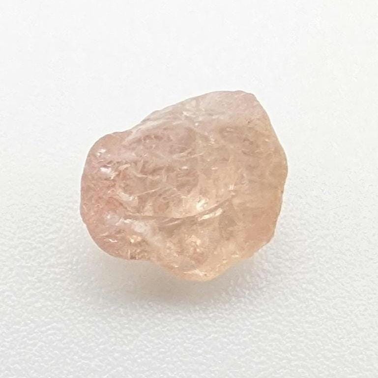 1.29ct Light Padparadscha Sapphire from Madagascar - Natural Orange Pink Sapphire Gemstone - Loose Gemstone Specimens - Facet Rough Sapphire