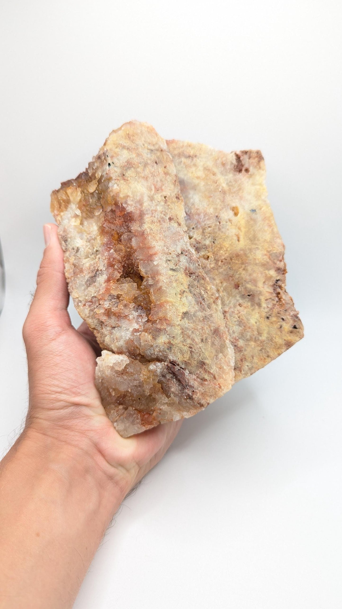 1.87 kg Hematite Quartz from Sidi Ayad, Morocco - Natural Hematite Coated Quartz Specimen - Large Mineral Specimens - XL Quartz Crystal