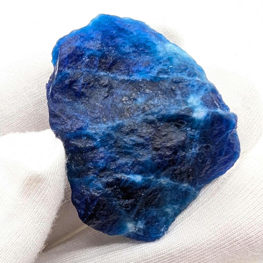 Raw Hauyne, Badakhshan Afghanistan - Deep Blue Mineral Specimen