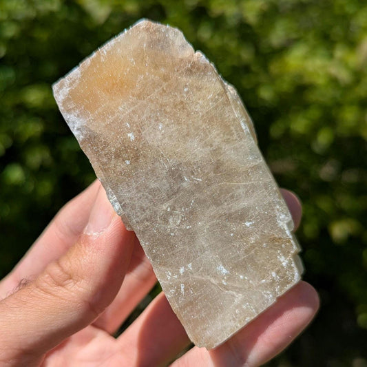 182g Golden Yellow Calcite - Honey Calcite Crystal from Chihuahua, Mexico - Natural Yellow Calcite - Crystal Specimen for Home Decor