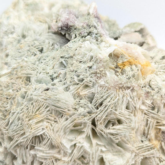 2.03kg Prehnite on Barite - Imilchil, High Atlas, Morocco - Natural Green Prehnite Mineral Specimen