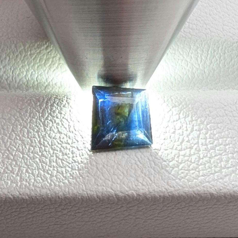 1.25ct Dark Blue Sapphire - Queensland, Australia - Heated Fancy Cut Loose Gemstone