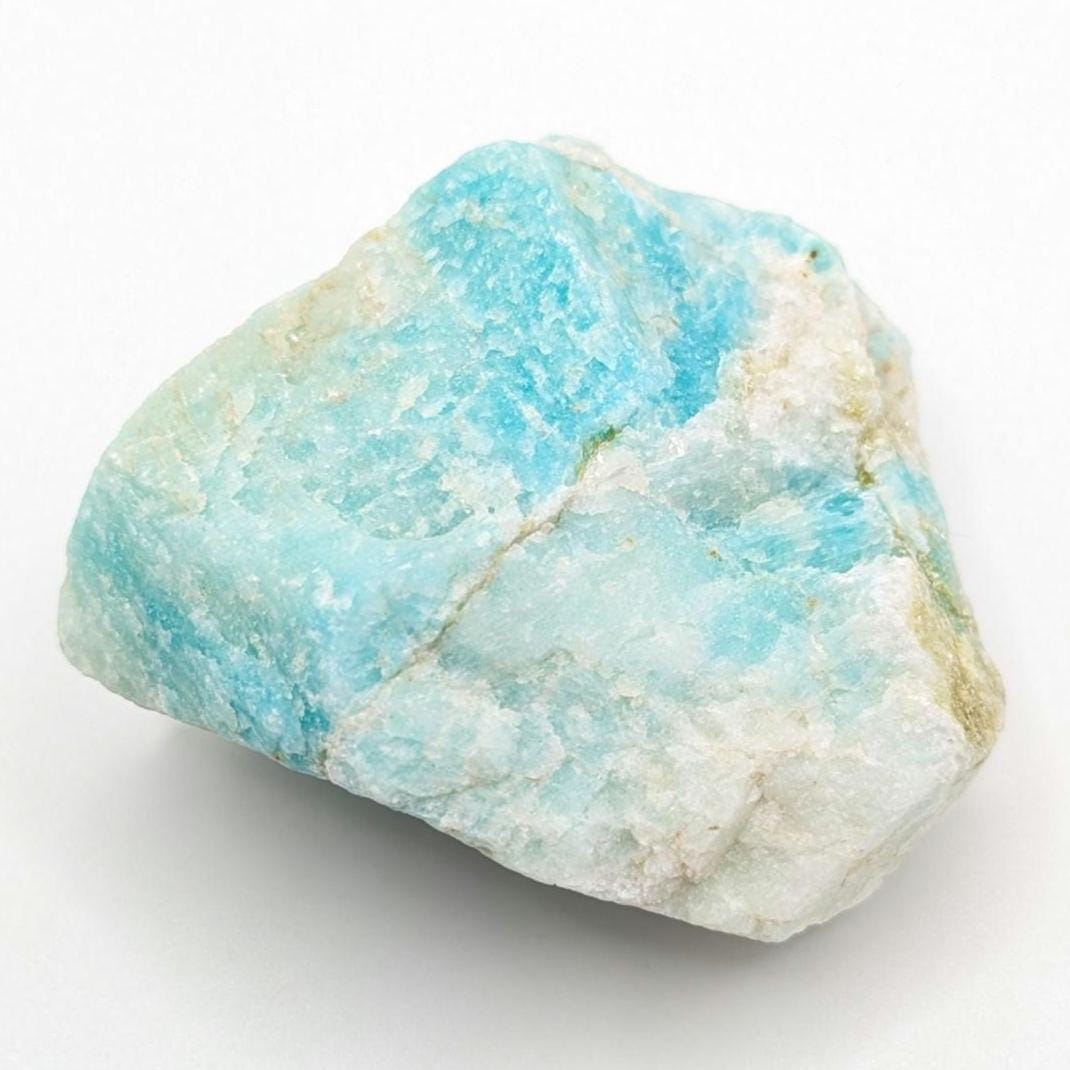 110g Amazonite with Muscovite - St-Ludger-de-Milot, Quebec, Canada - Natural Blue-Green Canadian Mineral Specimen
