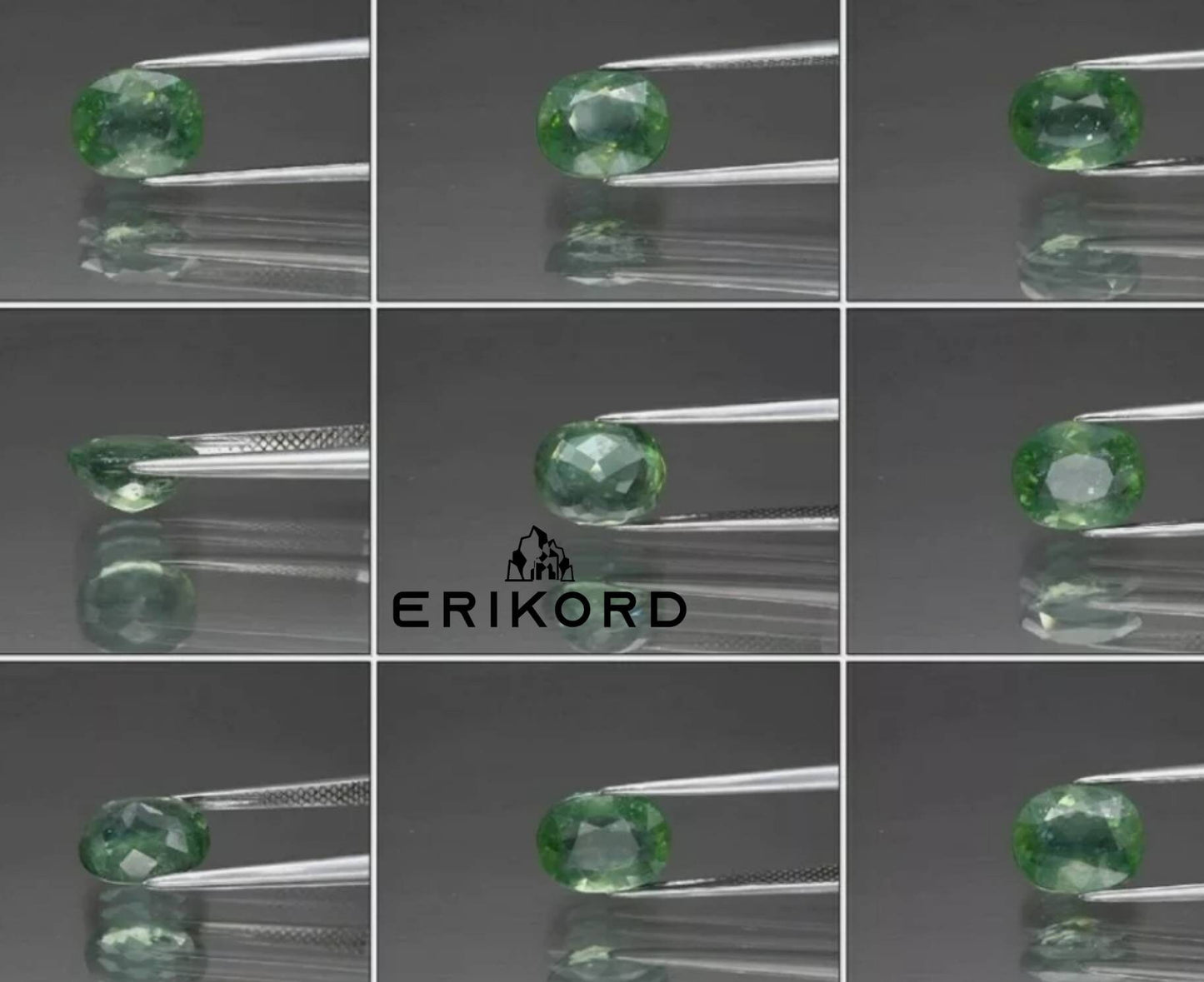 3.63ct Green Apatite Oval Faceted | Unheated Gemstone from Brazil