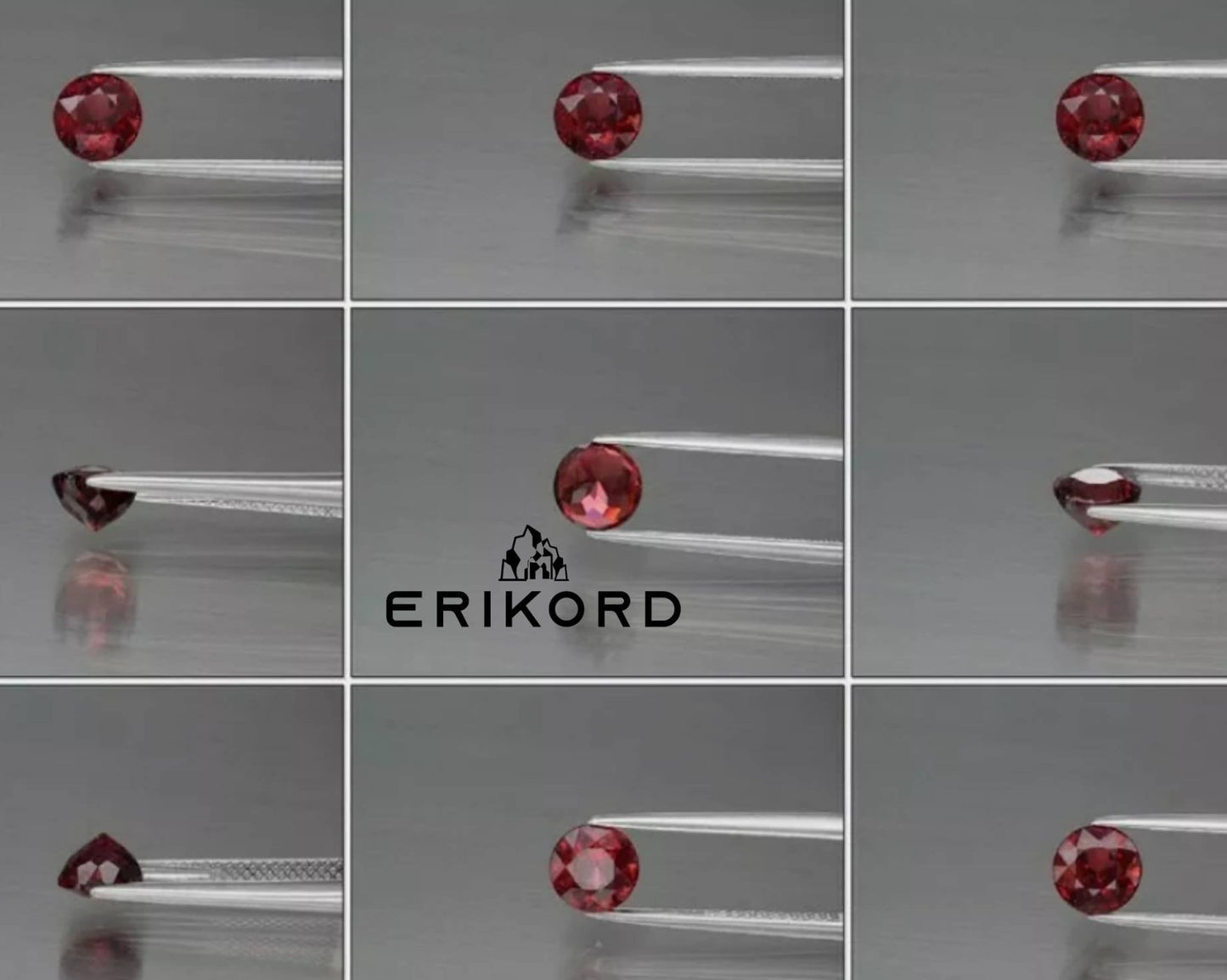 1.55ct Faceted Rhodolite Garnet | Natural Unheated Round Gemstone