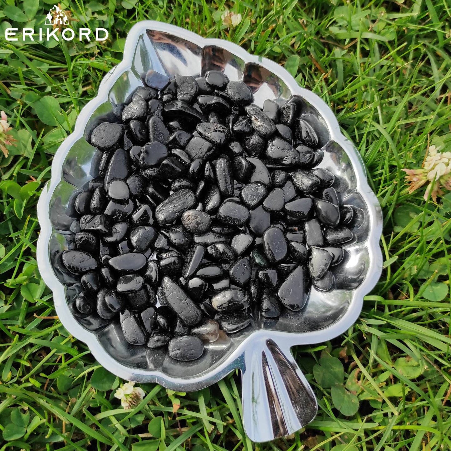 50/100/200g Black Tourmaline Gravel 8-12mm Polished Black Tourmaline Tumbled Stones Natural Brazil Black Tourmaline Loose Gemstones Crystal