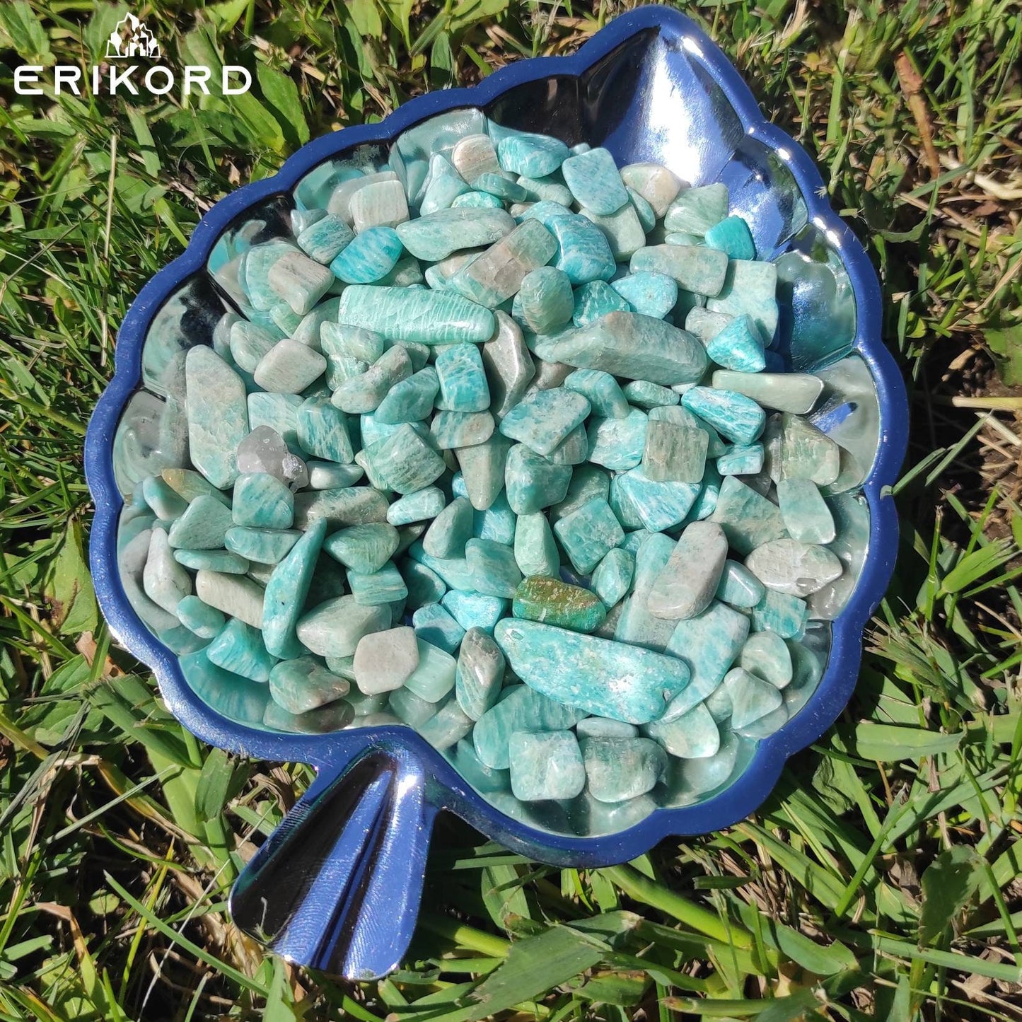 50/100/200g Amazonite Gravel 8-12mm Polished Green Amazonite Tumbled Stones Natural Mozambique Amazonite Loose Gemstones Crystals Lot